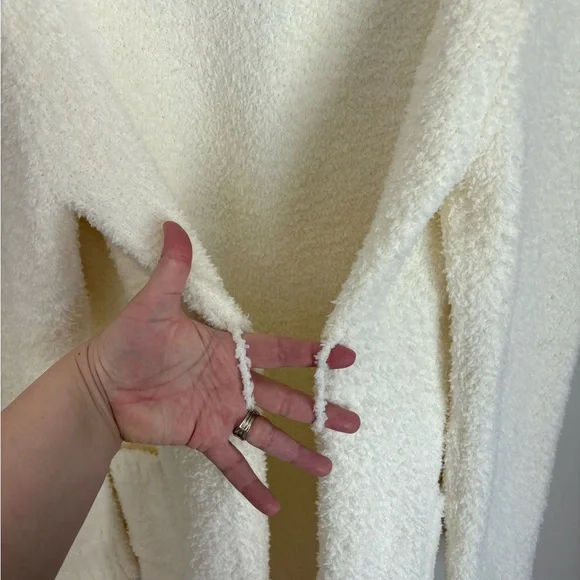 Skims Cream Cozy Knit Robe Size 2x/3x - Picture 8 of 8